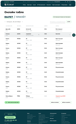 Создание и развитие сайта международного аэропорта Жуковский